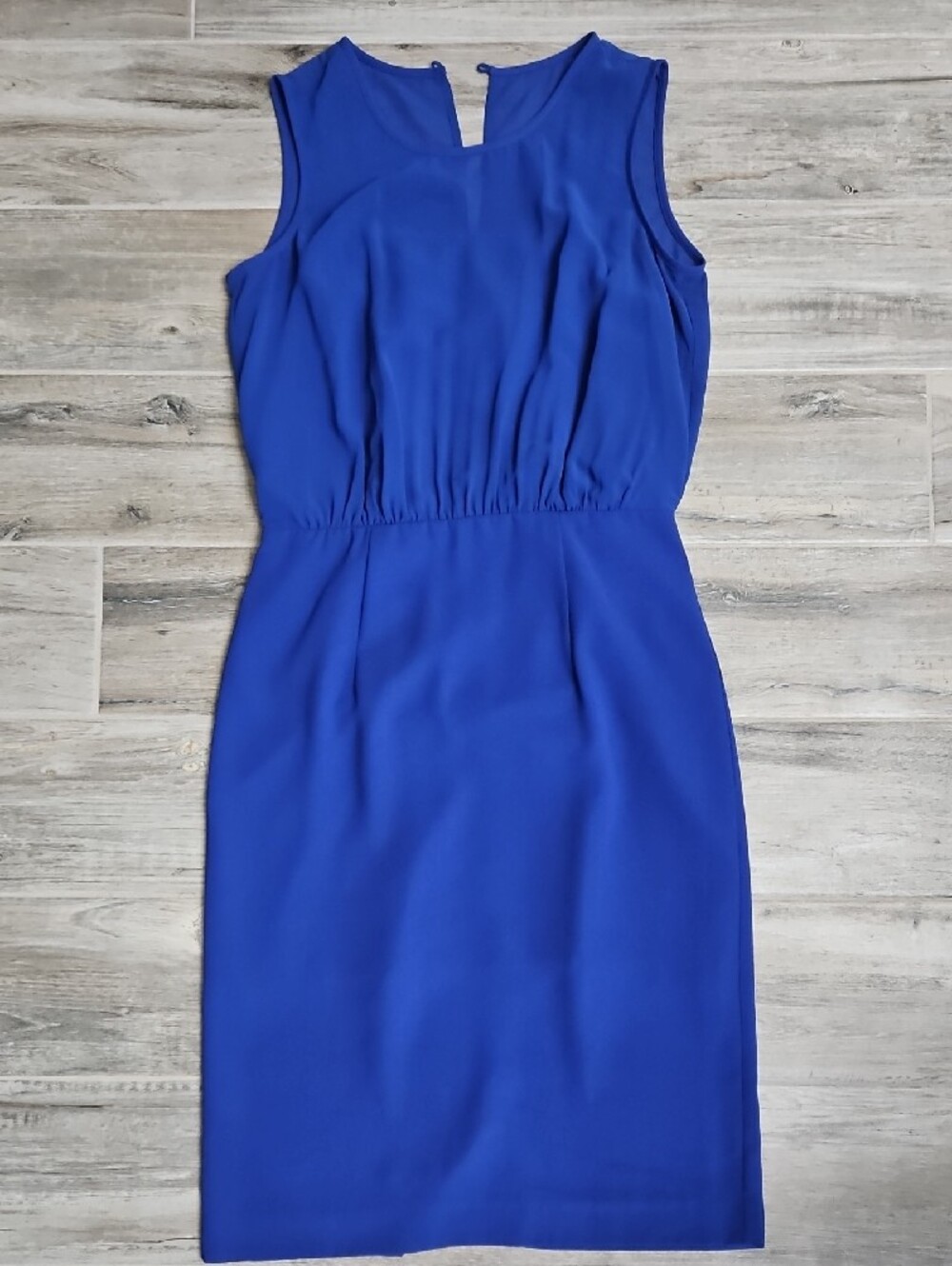 Marc New York Andrew Mark Sleeveless Blue Sheath Dress